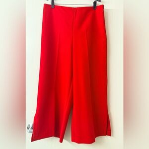 Cropped Wide Leg Trousers